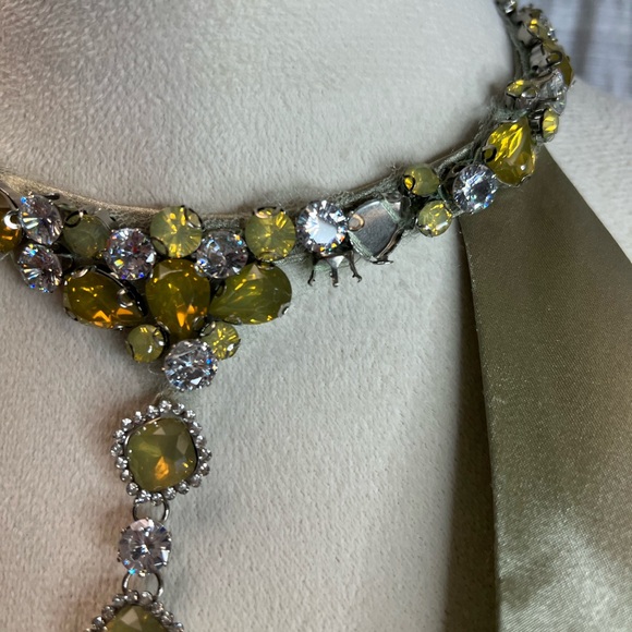 Tarik Ediz Sage Pleated Prom Dress - Picture 11 of 13